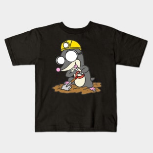 Mole Gardener Animal Funny Garden Gift Cool Kids T-Shirt